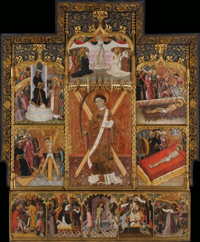Altarpiece of Saint Vincent by Bernat Martorelli
